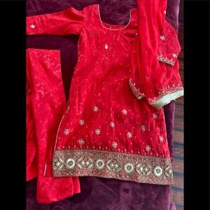 Punjabi Indian Bollywood outfit suit dress- Kids